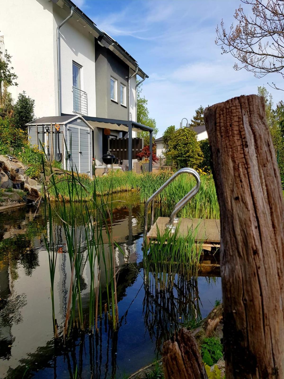 Wohlfuehlen Am Gartenteich Oberzissen Bagian luar foto